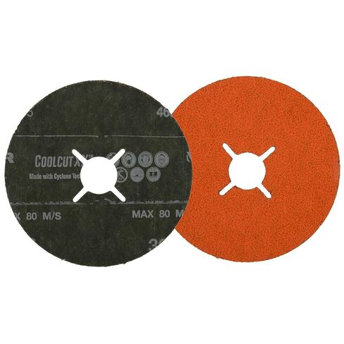 Walter 15X453B COOLCUT XX Sanding Disc - [Pack of 50] 36 Grit, 4-1/2 in. Cyclone Technology Abrasive Disc with Ceramic Blend. Sanding Tools in Kuwait
