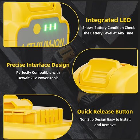 Upgraded 2Pack 7.0Ah Replacement for Dewalt 12V Battery DCB120 Battery Compatible with 12 Volt Max DCB120 DCB121 DCB123 DCB127 DCB122 DCB124 Cordless Power Tools in Kuwait