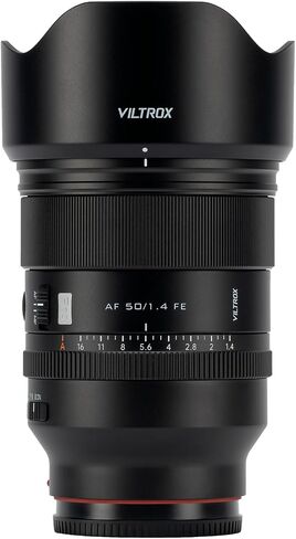 VILTROX 50mm f1.4 Pro FE Lens, AF 50mm f/1.4 FE for Sony E, F1.4 Bright Aperture Prime Lens for Sony FE a7iv a7c ii a7rv a1 ii a6600 a6700 zve1 zv-e10 ii a9 ii A93 in Kuwait