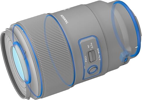 Tamron 90mm F/2.8 Di III VXD 1:1 Macro for Nikon Z Mount Mirrorless Cameras | It's also light in weight at 630g (22.2oz), A maximum diameter of 79.2mm, Lens features 15 elements in 12 groups in Kuwait
