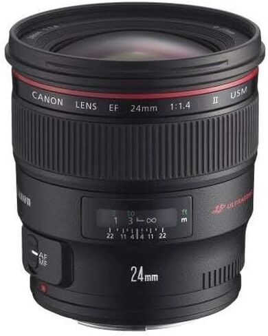 Canon EF 24mm f/1.4L II USM Wide Angle Lens - Fixed (Renewed) in Kuwait