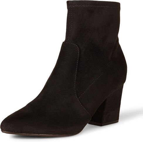 Amazon Essentials Women's Fitted Stretch Ankle Heel Boots with Pointed Toe in Kuwait
