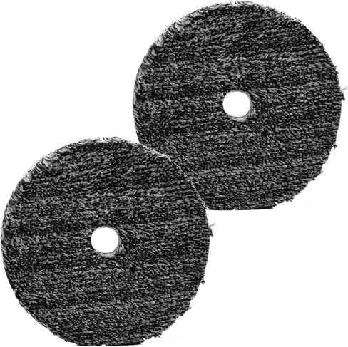 Buff and Shine URO-Fiber Microfiber Polishing Pad, 3 Inch, Dual Fiber Buffing Pad for Cutting, Polishing, Finishing, Scratch and Swirl Removal, Black and White in Kuwait