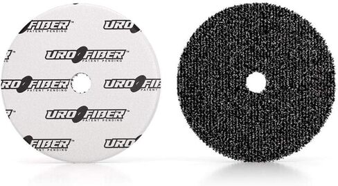 Buff and Shine URO-Fiber Microfiber Polishing Pad, 3 Inch, Dual Fiber Buffing Pad for Cutting, Polishing, Finishing, Scratch and Swirl Removal, Black and White in Kuwait