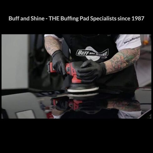 Buff and Shine URO-Fiber Microfiber Polishing Pad, 3 Inch, Dual Fiber Buffing Pad for Cutting, Polishing, Finishing, Scratch and Swirl Removal, Black and White in Kuwait