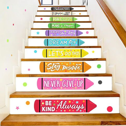 Boho Sun Wall Decals Kids Inspirational Quotes Stickers for Nursery Decor | Positive saying wall stickers, peel and stick, vinyl art mural, removable, self adhesive, for baby bedroom classroom daycare in Kuwait