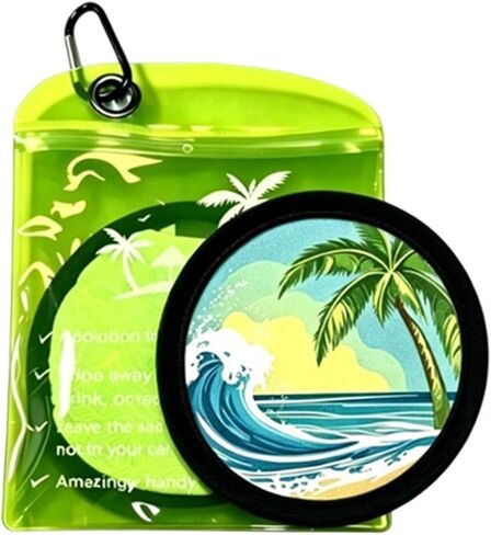 Beach Sand Remover Waterproof Breathable Lightweight Travel Accessories | Beach Sand Remover Bag for Family Vacation Traveling Cruise Pool Camping Hiking in Kuwait
