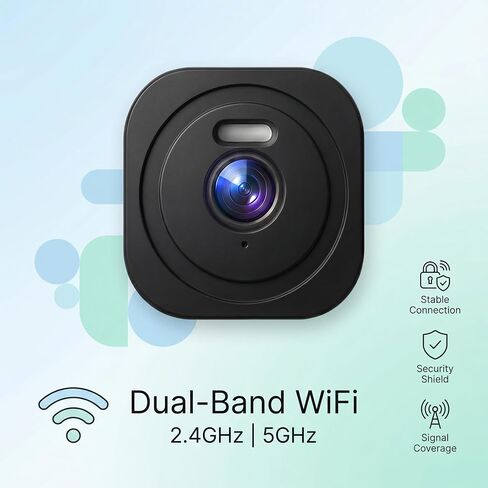 4MP 2K Window Camera, Anti-Glare Color Night Vision, No Monthly Fee | 2.4 & 5G WiFi, AI Motion Detection, Device Sharing, Easy&Quick Install, 24/7 Recording, Renter Friendly, Home Security in Kuwait