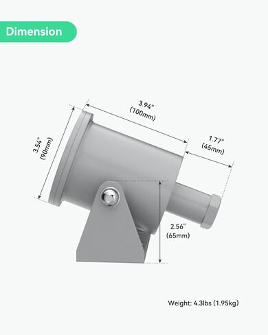 LINOVISION 4K PoE Underwater Camera with Anti-Corrosion Coating, 99ft Cable | Ultra HD IP Camera | Intuitive Web GUI & Mobile APP | for Aquaculture, Aquarium, Dams in Kuwait