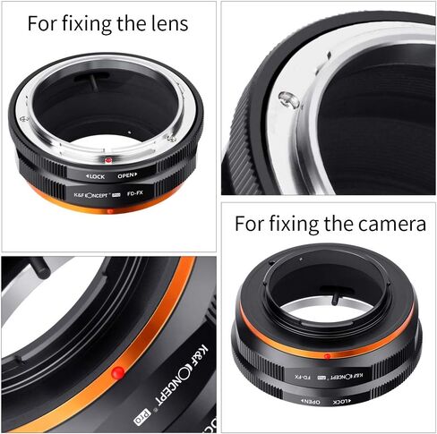 K&F Concept Lens Mount Adapter Compatible for Canon FD FL Lens to Fujifilm Fuji X-Series X FX Mount Mirrorless Cameras with Matting Varnish Design for Fuji XT2 XT20 XE3 XT1 X-T2 in Kuwait