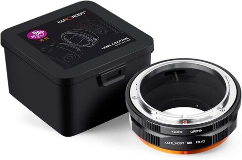 K&F Concept Lens Mount Adapter Compatible for Canon FD FL Lens to Fujifilm Fuji X-Series X FX Mount Mirrorless Cameras with Matting Varnish Design for Fuji XT2 XT20 XE3 XT1 X-T2 in Kuwait