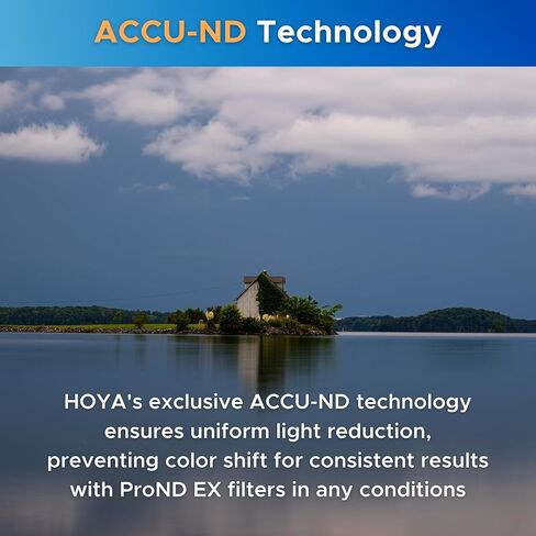 HOYA PRO ND-EX 77mm (3) Filter Kit with Case - Includes 3-Level (ND8), 6-Level (ND64), 10-Level (ND1000) 77mm Neutral Density Filters for Precision Light Reduction - Enhanced IR Protection in Kuwait