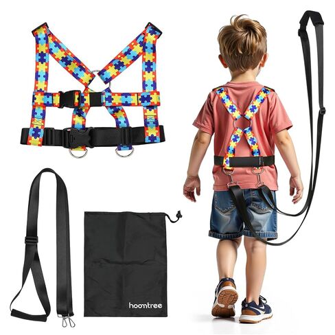 Safety Harness Leash for Special Needs Child Aged 6-12 Years Fully Ajustable, Sturdy Walking Harness for Older Children with Grab Handle, Keeping Active ADHD/ASD Autism Kids Safe in Public in Kuwait
