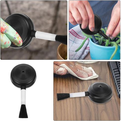 4pcs Air Blower Bulb Duster for Camera Lens and Phone Lens Cleaning, Plastic Handheld Dust Blower with Soft Brush for Travels and Outdoor Shoots, Enhances Photo Quality in Kuwait