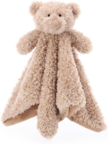 Apricot Lamb Brown Peach Bear Soft Loveys for Babies, Security Blanket for Baby Boy and Girl, 14x14 Inches for Infant and Toddlers in Kuwait