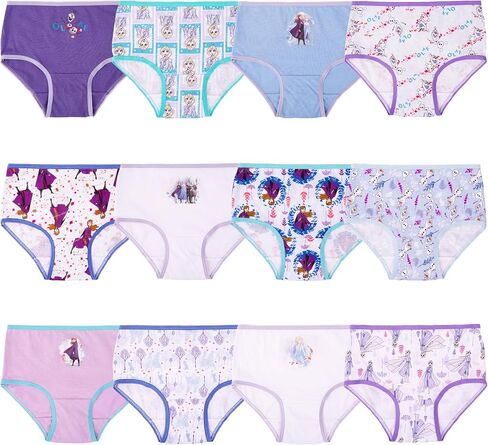 Disney Girls' Exclusive Frozen 12-days Advent Underwear to Make the Holidays and Potty Training Fun, in Sizes 2/3t, 4t and 6 in Kuwait