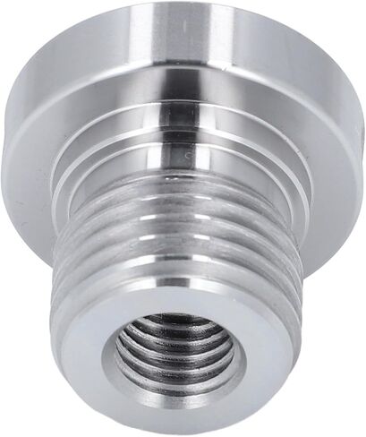 Generic Lathe Headstock Spindle Adapter, 33mm Male 18mm Female Thread Stainless Steel Chuck Insert, with Extended Length 42mm, for Woodworking Turning Projects in Kuwait