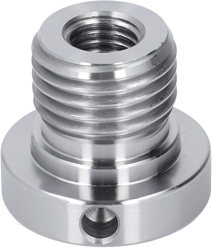 Generic Lathe Headstock Spindle Adapter, 33mm Male 18mm Female Thread Stainless Steel Chuck Insert, with Extended Length 42mm, for Woodworking Turning Projects in Kuwait