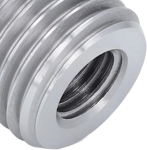 Generic Lathe Headstock Spindle Adapter, 33mm Male 18mm Female Thread Stainless Steel Chuck Insert, with Extended Length 42mm, for Woodworking Turning Projects in Kuwait