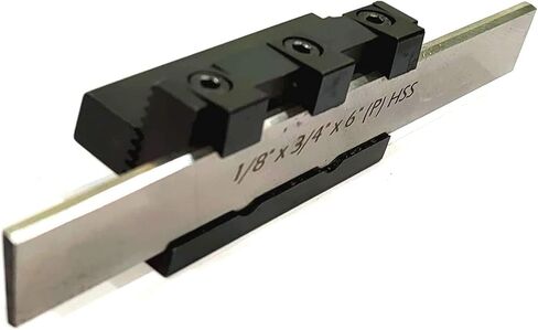 PRAZTECH® Adjustable Center Height Parting Cut Off Tool Holders for Metal Lathe Machines (Shank 10 mm, Blade 3/4" Wide) in Saudi Arabia