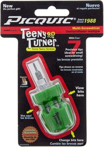 Teeny Turner with P00, PH0, T5, T6, T8, S 2mm & 3mm, 2pk in Kuwait