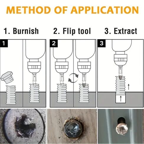 6pcs of Damaged Screw Extractor Bit Set with Tool Box in Kuwait