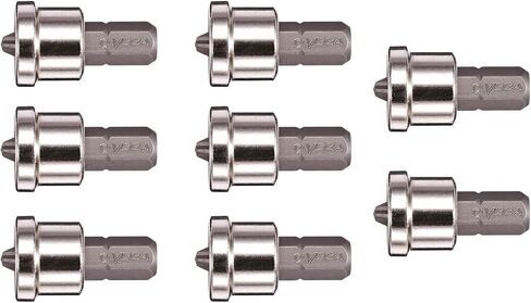 Drywall Screw Bit. VEGA Professional Grade ¼ Inch Hex Shank Phillips #2 Drywall Screw Setter. Drywall Drill Bit Tools for Plasterboard. 125P2C-8 (Pack of 8) in Kuwait