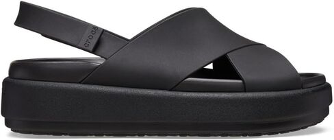 Crocs Women's Brooklyn Luxe Cross Strap Sandals in Kuwait