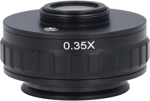 CTV Lens Adapter, C Mount Trinocular Stereo Microscope CTV Lens Adapter Clear Imaging Better Visual Image for Industrial Use (0.35X) in Kuwait