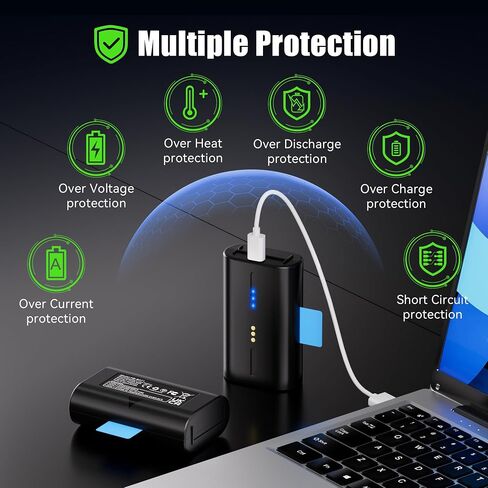 Lesaps 1-Pack Replacement Battery for SimpliSafe Outdoor Camera | 7000mAh Rechargeable Li-ion Batteries for SimpliSafe Outdoor Wireless Camera in Saudi Arabia