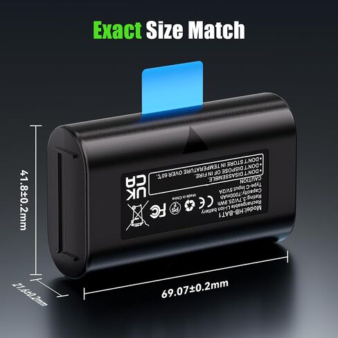 Lesaps 1-Pack Replacement Battery for SimpliSafe Outdoor Camera | 7000mAh Rechargeable Li-ion Batteries for SimpliSafe Outdoor Wireless Camera in Saudi Arabia