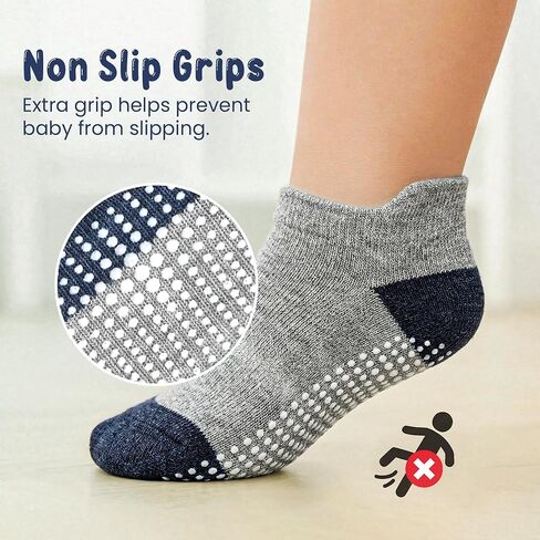 GOTS Organic Cotton Blend Ankle Toddler Socks 6M-12M-2t-3t-4t-5t Baby Gift in Kuwait