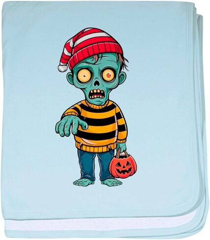 CafePress Scary Zombie T Shirt Baby Blanket, Super Soft Newborn Swaddle in Kuwait