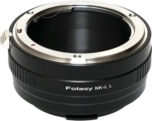 Fotasy NK F Mount Lens to L Mount Adapter, Compatible With Panasonic S1 S1H S1R S4 S5 Leica SL SL2 TL2 TL T Sigma fp fp L in Kuwait