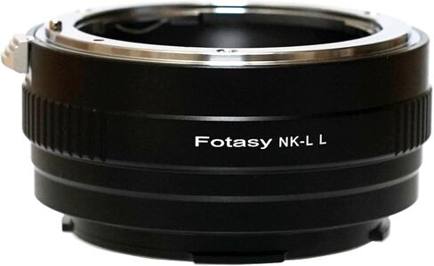 Fotasy NK F Mount Lens to L Mount Adapter, Compatible With Panasonic S1 S1H S1R S4 S5 Leica SL SL2 TL2 TL T Sigma fp fp L in Kuwait
