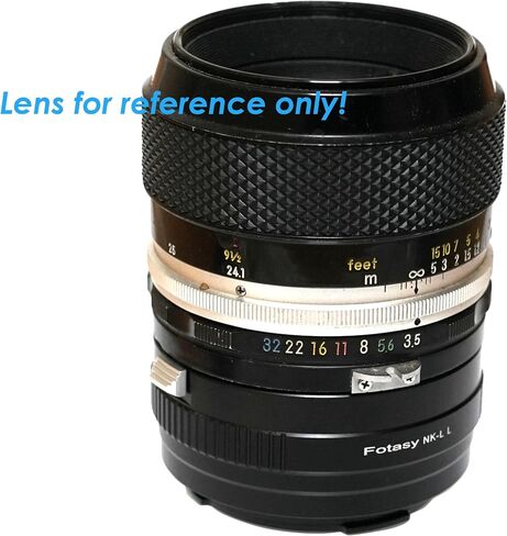 Fotasy NK F Mount Lens to L Mount Adapter, Compatible With Panasonic S1 S1H S1R S4 S5 Leica SL SL2 TL2 TL T Sigma fp fp L in Kuwait
