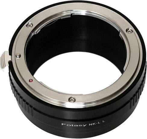 Fotasy NK F Mount Lens to L Mount Adapter, Compatible With Panasonic S1 S1H S1R S4 S5 Leica SL SL2 TL2 TL T Sigma fp fp L in Kuwait