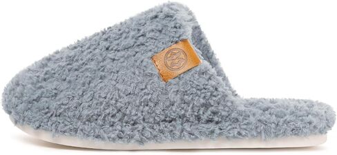 Women's Cozy Slippers Warm Fuzzy Slippers,Blue,10-11 Women | Memory Foam,Anti-slip,Lightweight in Kuwait