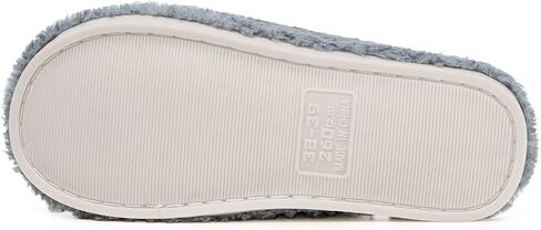 Women's Cozy Slippers Warm Fuzzy Slippers,Blue,10-11 Women | Memory Foam,Anti-slip,Lightweight in Kuwait