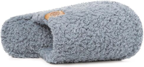 Women's Cozy Slippers Warm Fuzzy Slippers,Blue,10-11 Women | Memory Foam,Anti-slip,Lightweight in Kuwait