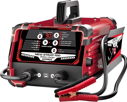 12V/24V Car Battery Charger Maintainer, Max 30A Fast Charging | 130A Cranking Engine Starter, Auto Battery Maintainer, Desulfator, Repair & Winter Modes for AGM Gel Deep Cycle Batteries in Kuwait