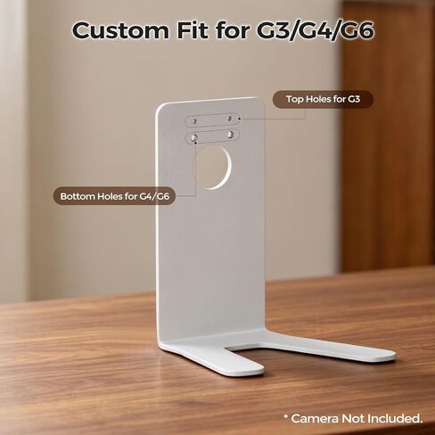 Solid Metal Desktop Stand for Ubiquiti UniFi Instant Cameras (G3/G4/G6), Minimalist Table Mount Base with Cable Management in Kuwait