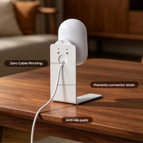 Solid Metal Desktop Stand for Ubiquiti UniFi Instant Cameras (G3/G4/G6), Minimalist Table Mount Base with Cable Management in Kuwait