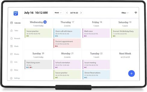 Aluratek 21.5" Smart WiFi Digital Calendar Frame | 32GB Built-In Memory in Kuwait