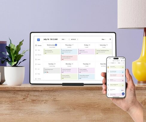 Aluratek 21.5" Smart WiFi Digital Calendar Frame | 32GB Built-In Memory in Kuwait