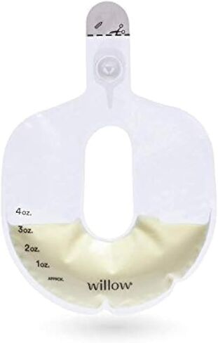 Willow - 360 Pump Spill-Proof Breast Milk Bags - 48 Ct - Holds 4 oz. Per Self-Sealing Storage Bag - Compatible with Willow 360 or 3.0 Wearable Hands Free Breast Pump | Self-sealing storage bags, compatible with Willow 360 or 3.0 wearable hands-free breast in Kuwait