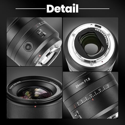 7artisans AF 24MM F1.8 Autofocus Lens,Wide Angle Full Frame,Large Aperture,Prime Camera Lens for Portraiture/Street Photography/Humanistic Subjects (L Mount) in Kuwait