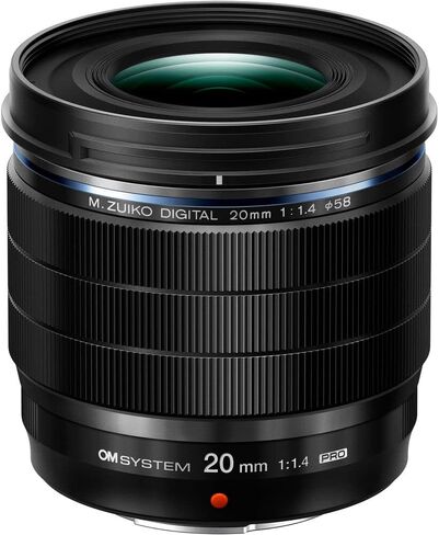 OM SYSTEM M.Zuiko Digital ED 20mm f/1.4 PRO Lens for Micro Four Thirds, Weather Sealed Prime Lens (Bundle) in Kuwait