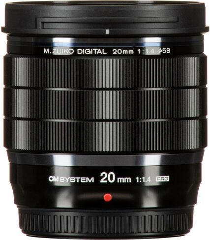 OM SYSTEM M.Zuiko Digital ED 20mm f/1.4 PRO Lens for Micro Four Thirds, Weather Sealed Prime Lens (Bundle) in Kuwait