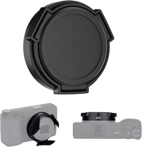 JJC Aluminium Lens Cap for Ricoh GRIIIx GRIIIx HDF GRIII GRIII HDF GRII, Anti-dust Lightweight Durable Camera Lens Protection Cover for GR3x GR3x HDF GR3 GR3 HDF GR2 with Soft EVA Interior | Anti-dust Lightweight Durable Camera Lens Protection Cover for G in Kuwait